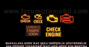 Check Engine Ne Demek, Motor Arıza Lambası